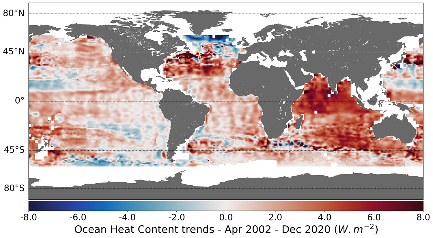 ocean heat content magellium climate change